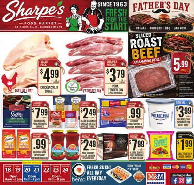 Sharpe's Food Market Flyer June 18 to 24