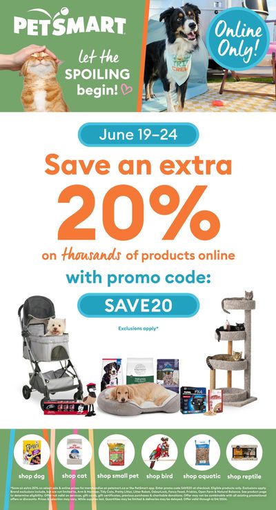 PetSmart Deal June 19 to 24