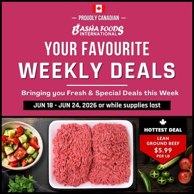 Basha Foods International Flyer June 18 to 24