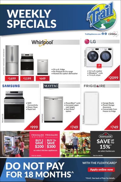 Trail Appliances (AB & SK) Flyer June 18 to 24