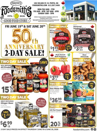 Foodsmiths Flyer June 18 to 25
