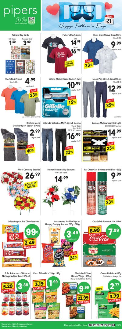 Pipers Superstore Flyer June 18 to 24