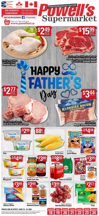 Powell's Supermarket Flyer June 18 to 24
