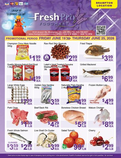 FreshPro Foodmart (Brampton) Flyer June 19 to 25