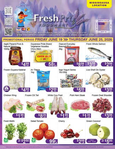 FreshPro Foodmart (Mississauga) Flyer June 19 to 25