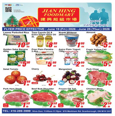Jian Hing Foodmart (Scarborough) Flyer June 19 to 25