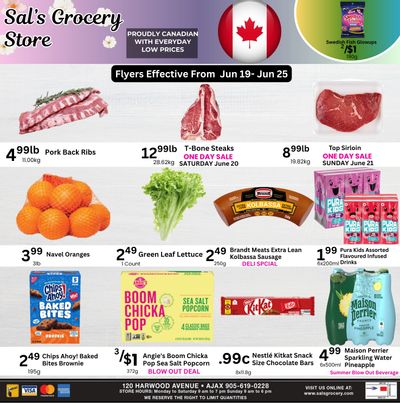 Sal's Grocery Flyer June 19 to 25