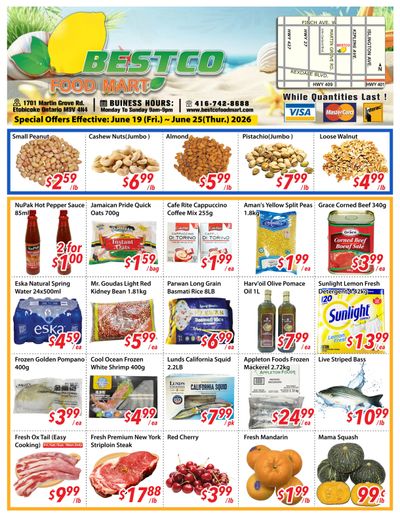 BestCo Food Mart (Etobicoke) Flyer June 19 to 25
