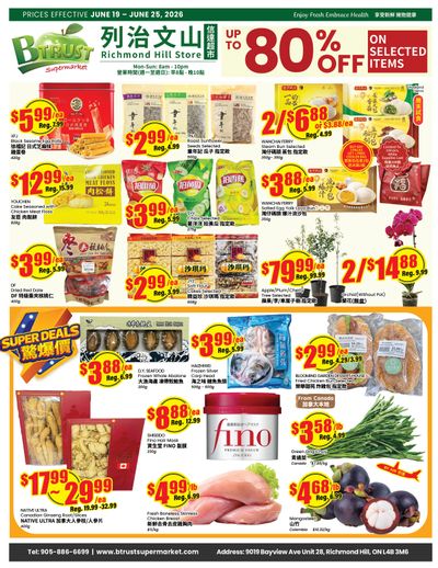 Btrust Supermarket (Richmond Hill) Flyer June 19 to 25