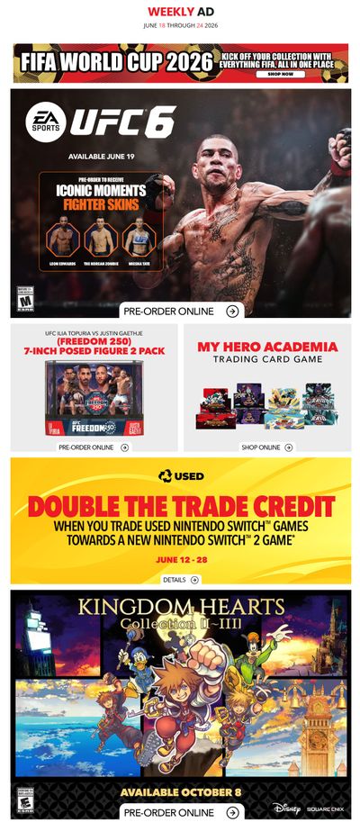 EB Games Flyer June 18 to 24