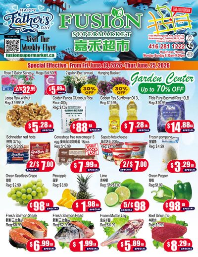 Fusion Supermarket (Scarborough) Flyer June 19 to 25