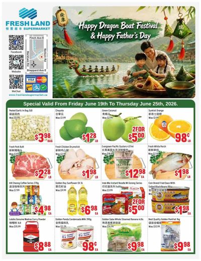 FreshLand Supermarket Flyer June 19 to 25