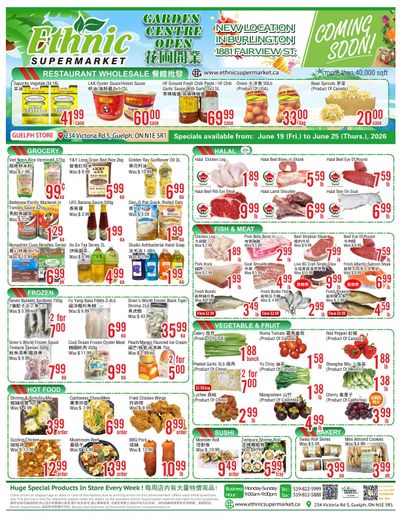 Ethnic Supermarket (Guelph) Flyer June 19 to 25