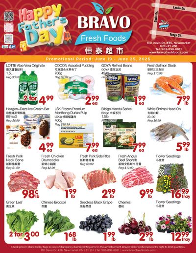 Bravo Fresh Foods Flyer June 19 to 25