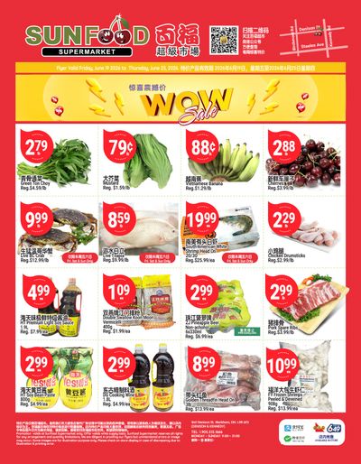 Sunfood Supermarket Flyer June 19 to 25