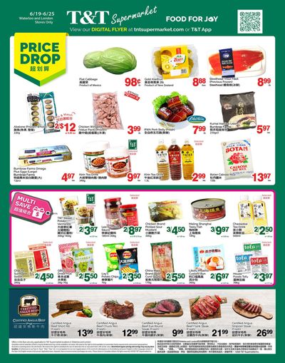 T&T Supermarket (London & Waterloo) Flyer June 19 to 25