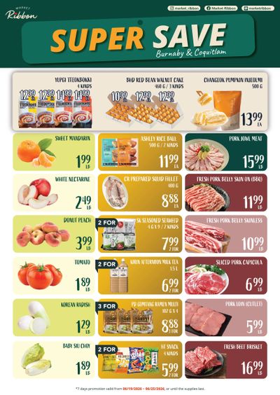 Market Ribbon Flyer June 19 to 25