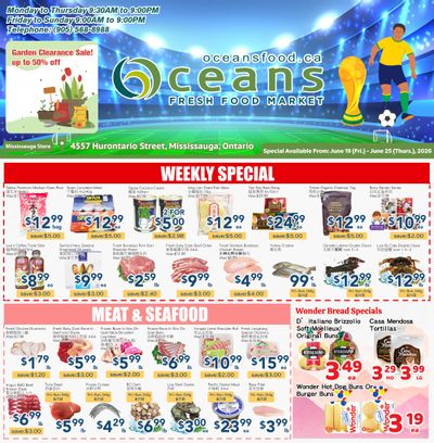 Oceans Fresh Food Market (Mississauga) Flyer June 19 to 25