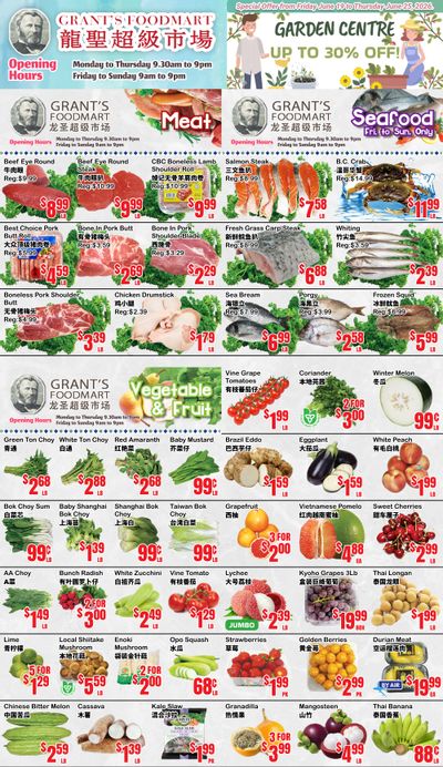 Grant's Food Mart Flyer June 19 to 25