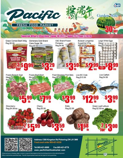 Pacific Fresh Food Market (Pickering) Flyer June 19 to 25