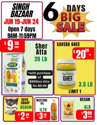 Singh Bazaar Flyer June 19 to 24