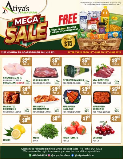 Atiya's Fresh Farm Flyer June 19 to 25