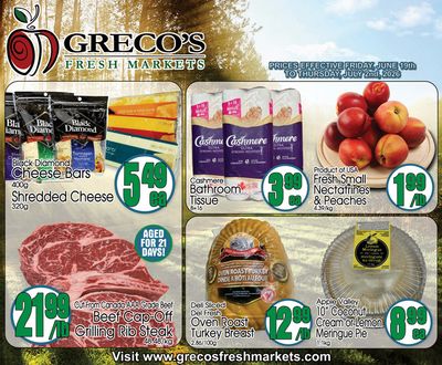 Greco's Fresh Market Flyer June 19 to July 2