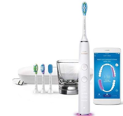 Philips Sonicare DiamondClean Smart 9500 Rechargeable Electric Toothbrush (White),HX9924/01 For $179.99 At Amazon Canada