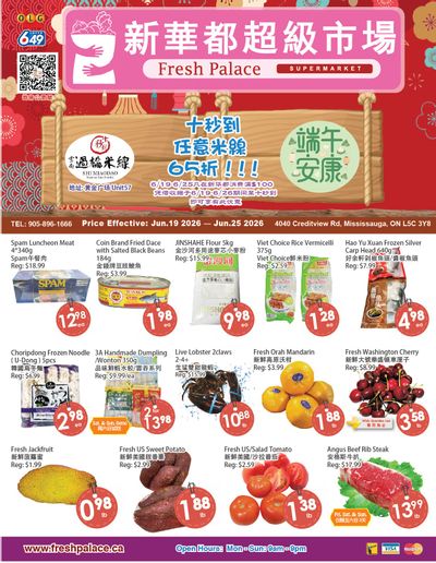 Fresh Palace Supermarket Flyer June 19 to 25