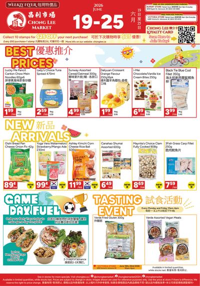 Chong Lee Market Flyer June 19 to 25