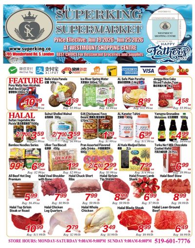 Superking Supermarket (London) Flyer June 19 to 25