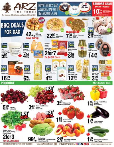 Arz Fine Foods Flyer June 19 to 25