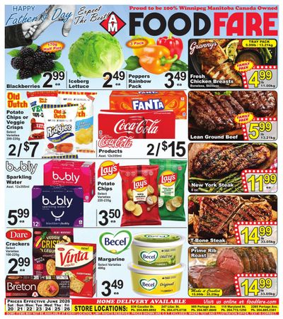Food Fare Flyer June 20 to 26