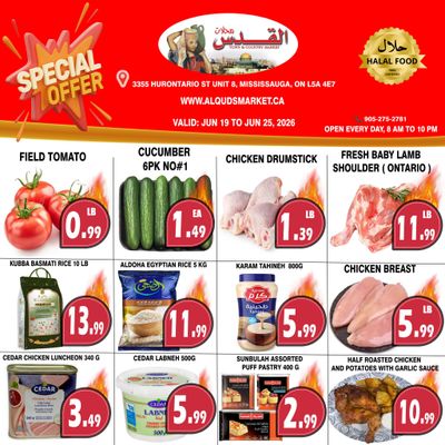 Al-Quds Supermarket Flyer June 19 to 25