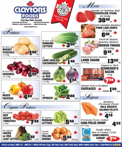 Claytons Heritage Market Flyer June 19 to 25