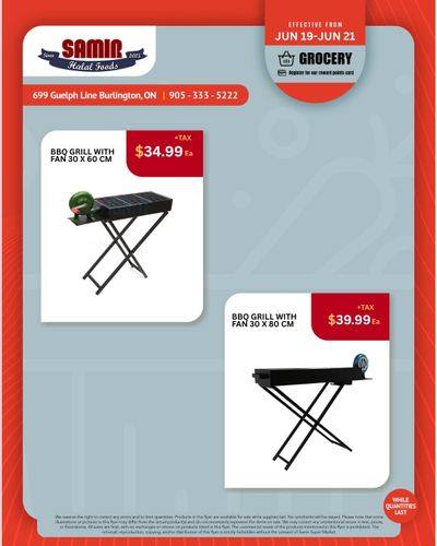 Samir Supermarket (Burlington) Flyer June 19 to 21