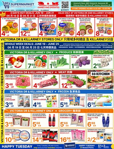 88 Supermarket Flyer June 19 to 25