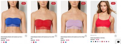 La Senza Canada: Summer Sale up to 50% off + Clearance up to 70% off Bras $10 and Under + More