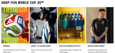 Adidas Canada Summer Sale: Save $30 On Orders $100 Using Promo Code + FREE Shipping on FIFA World Cup 26