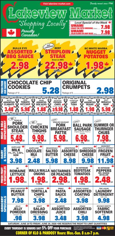Lakeview Market Flyer June 20 to 26