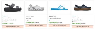 Crocs Canada: Summer Favourites up to 50% off + Extra 25% off Select Styles