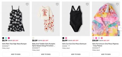 The Children’s Place and Gymboree Canada: 60% off Almost Everything + 80% off Clearance