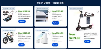 Walmart Canada Flash Deals: Save up to 40% off Select Items