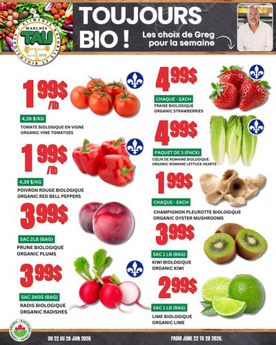 Marches Tau Produce Flyer June 22 to 28