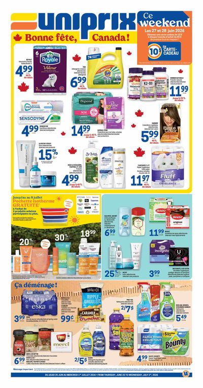 Uniprix Flyer June 25 to July 1