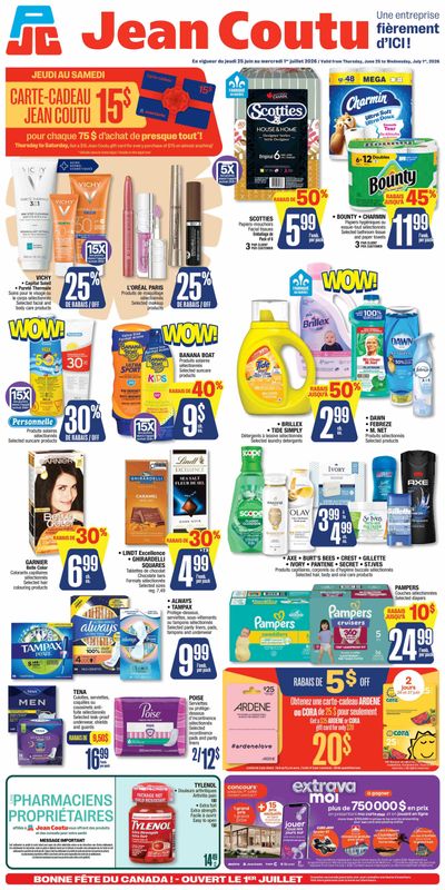 Jean Coutu Flyer June 25 to July 1