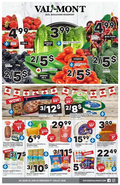 Val-Mont Flyer June 25 to July 1