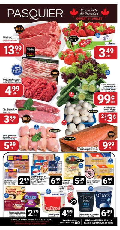 Pasquier Flyer June 25 to July 1