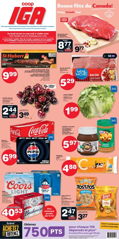 Coop IGA (QC) Flyer June 25 to July 1