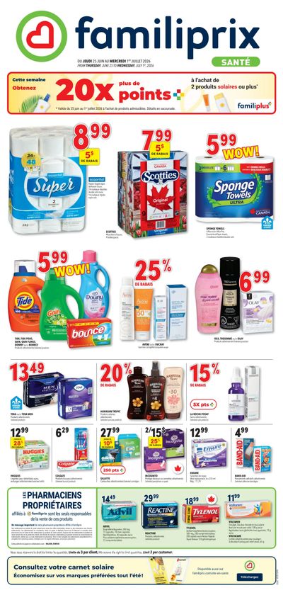 Familiprix Sante Flyer June 25 to July 1